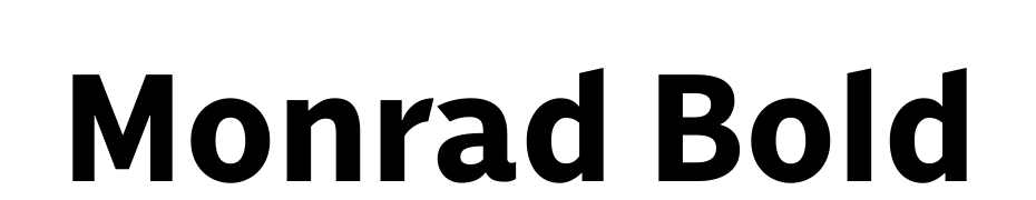 Monrad Bold cкачати шрифт безкоштовно